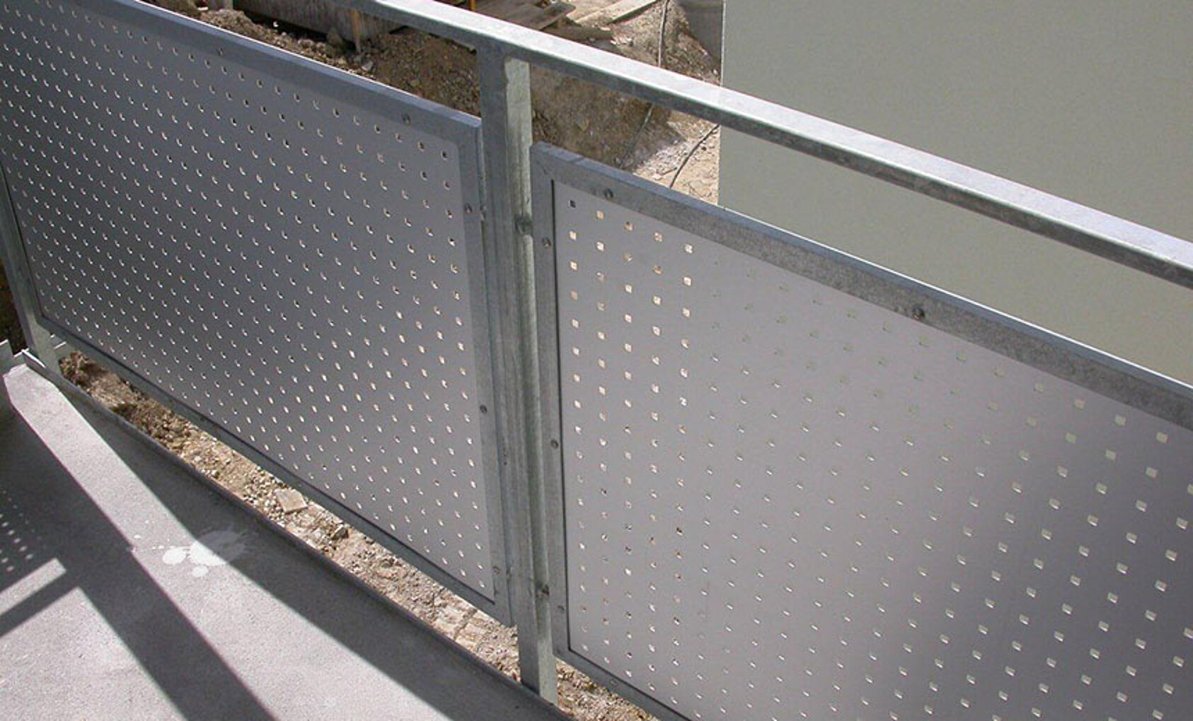 Balkon Aluminium bandeloxiert