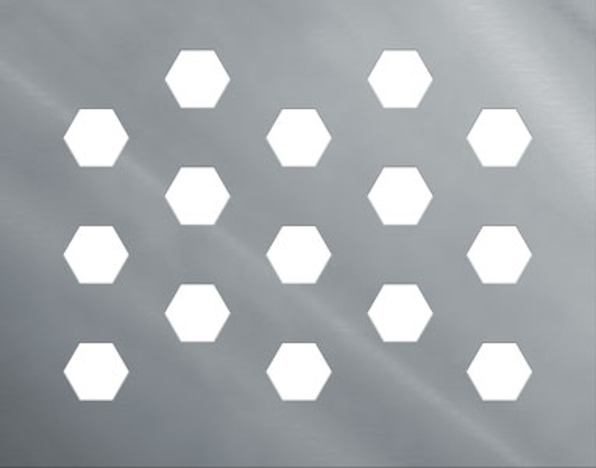 hexagonallochung-in-versetzten-Reihen