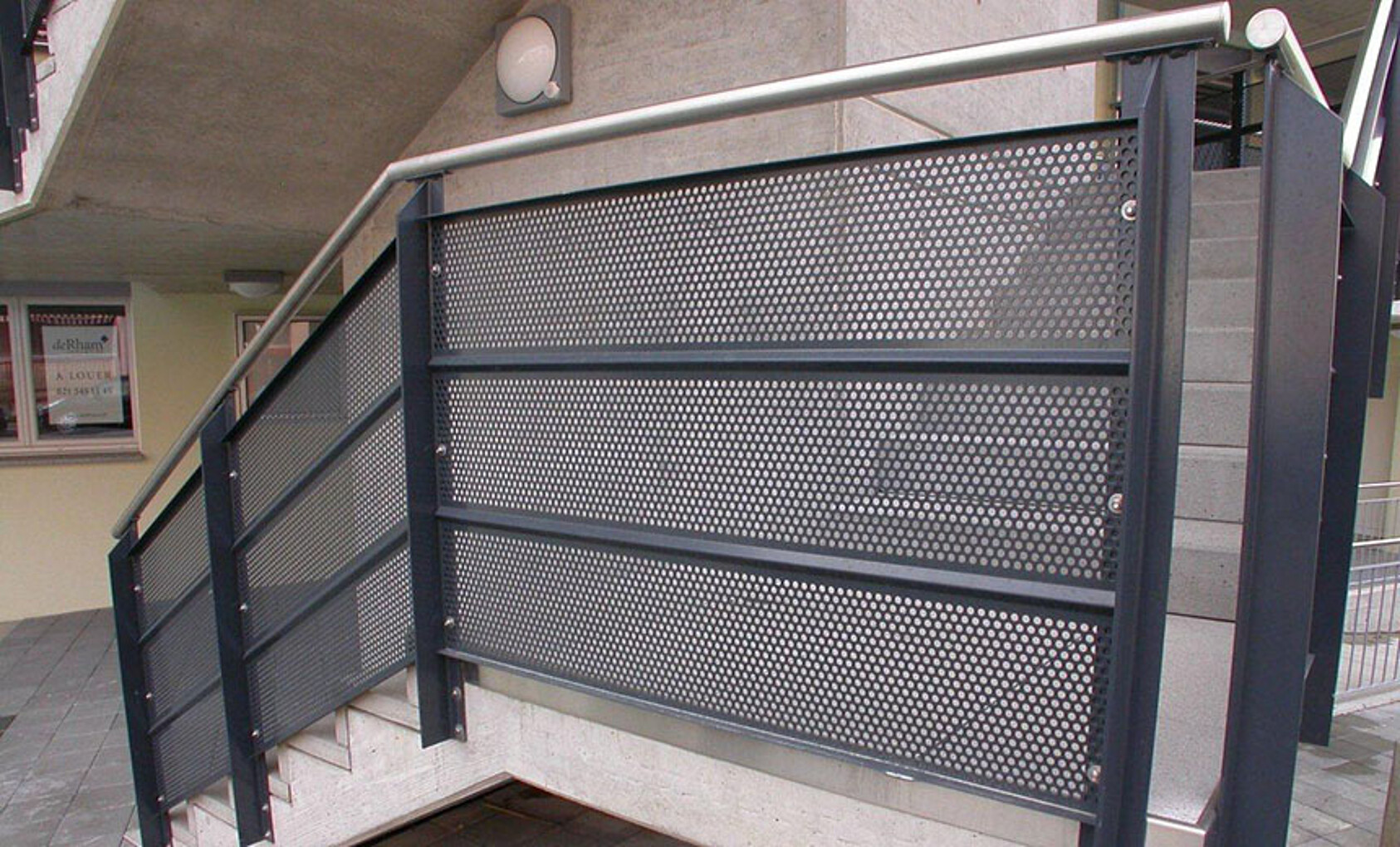 perforated-metal-banisters